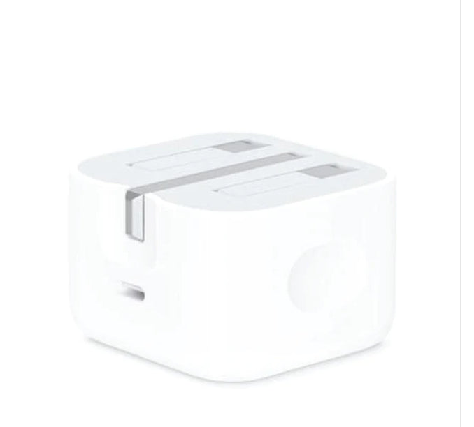 25W USB-C Power Adapter for iPhone X to 15 Pro Max - Fast Charging with 12-Month Warranty (3 Pin).