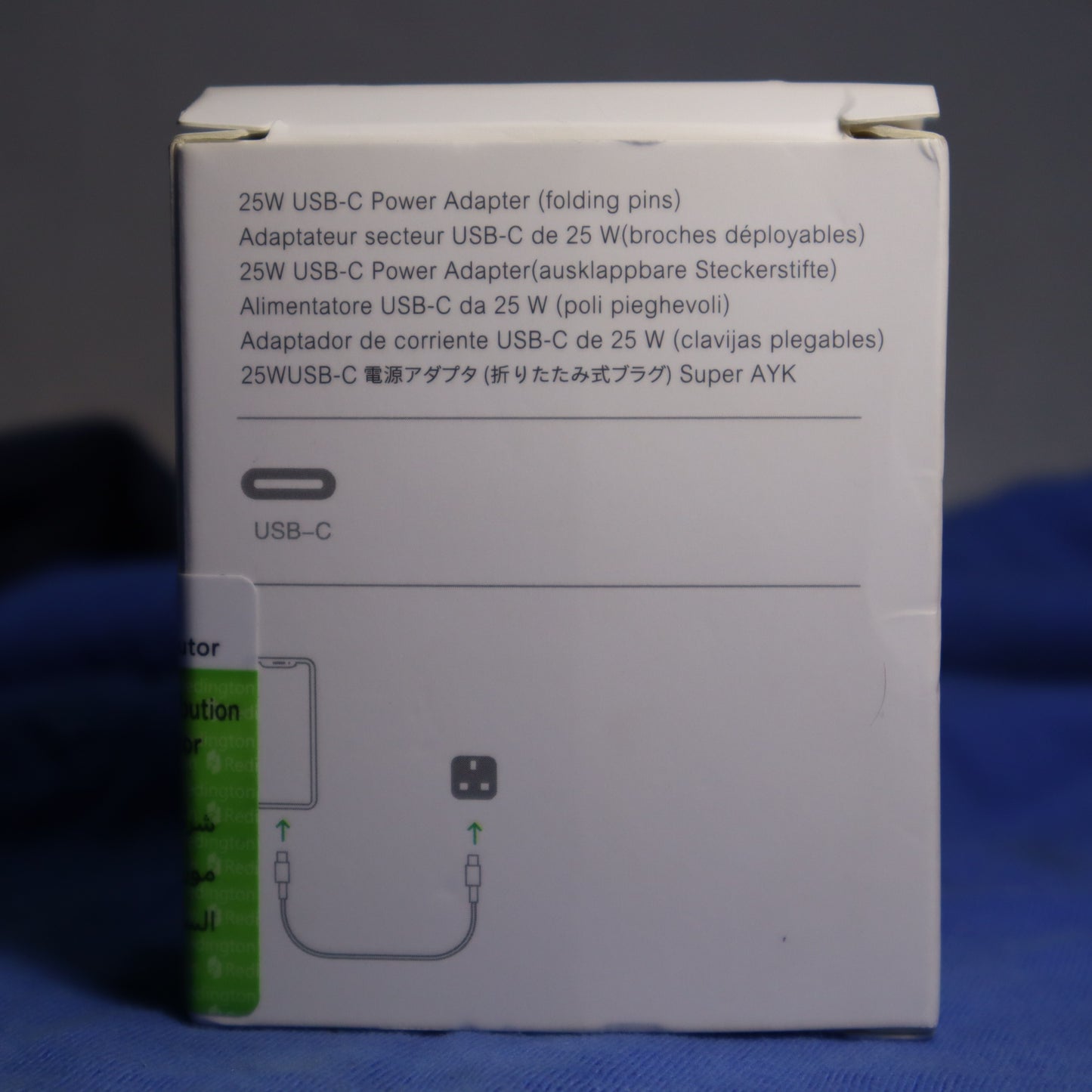 25W USB-C Power Adapter for iPhone X to 15 Pro Max - Fast Charging with 12-Month Warranty (3 Pin).