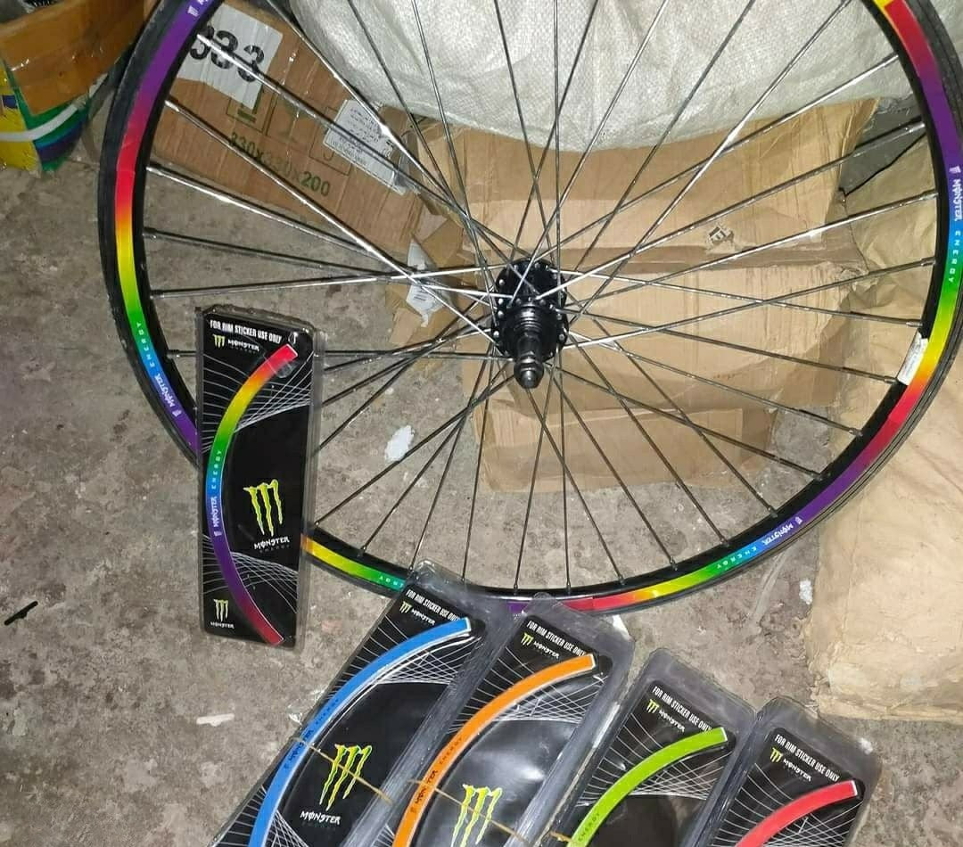 Reflective Motorcycle Rim Stickers & Wheel Strips Decals - Racing Hub Accessories for HONDA Repsol HRC KTM YAMAHA KAWASAKI. - Abid Cart