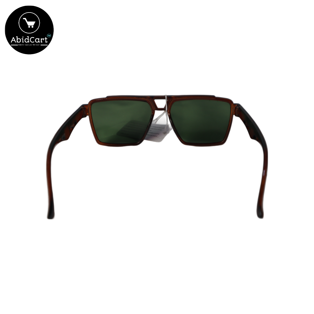 Classic Unisex Rectangular Sunglasses with 100% UV400 Protection. - Abid Cart