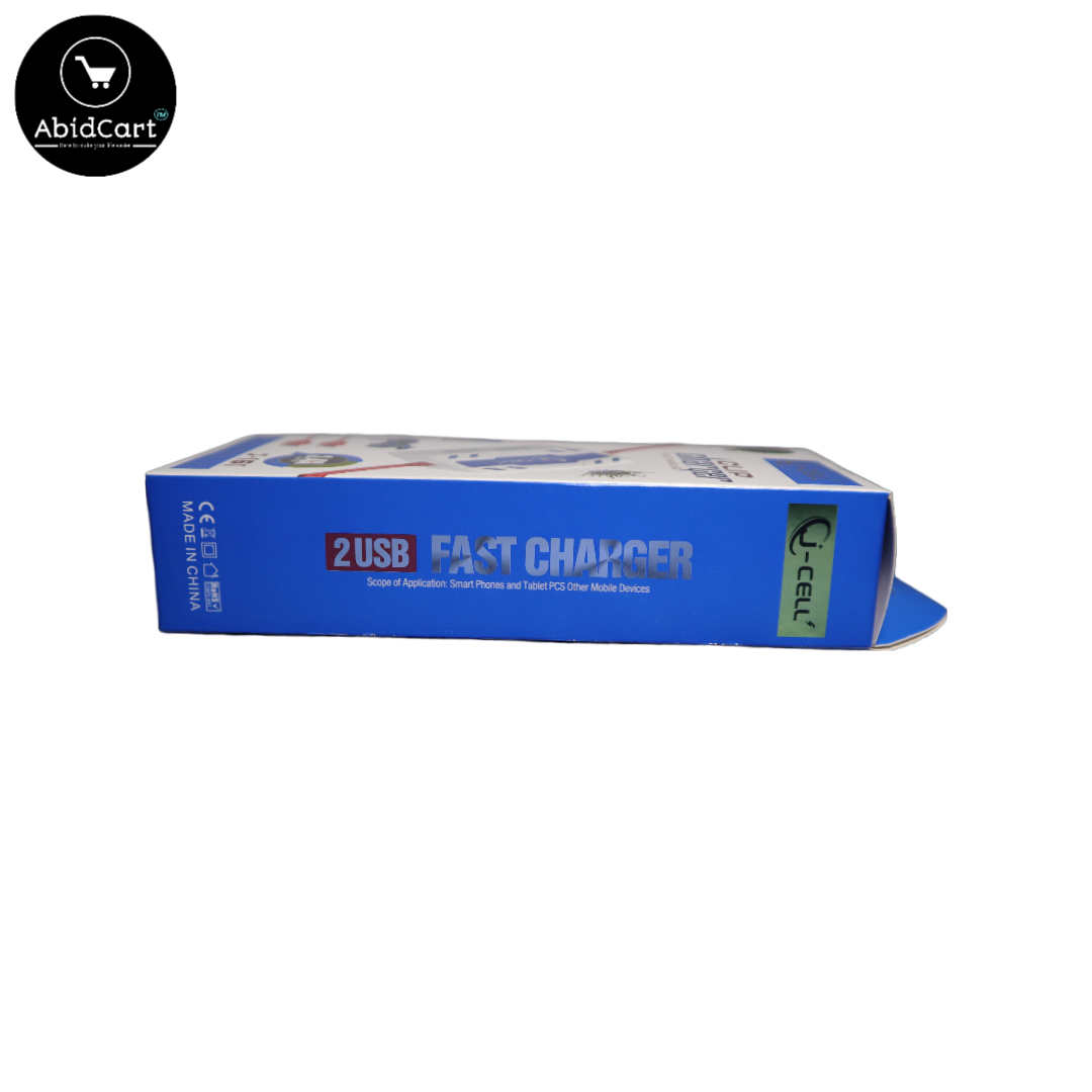 J-Cell Clip Charger Fast Charging 3.4A Output J-161 with Auto-ID Technology for Quick and Efficient Device Charging.