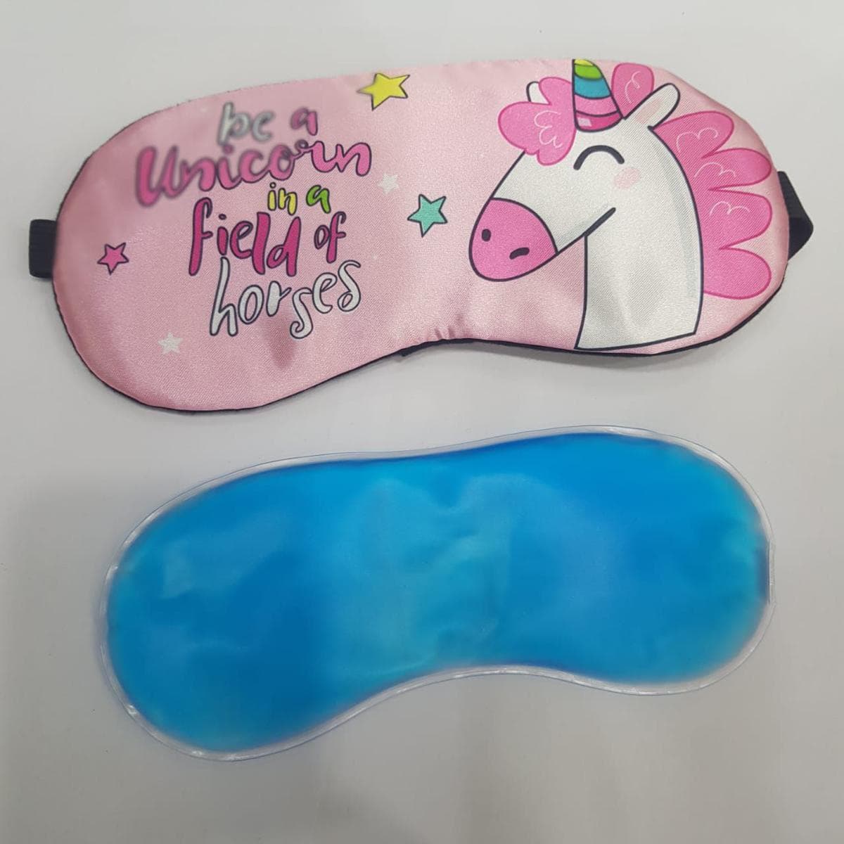 Kids Cooling Gel Eye Mask: Sleep Aid for Girls with Comfortable Ped Design.