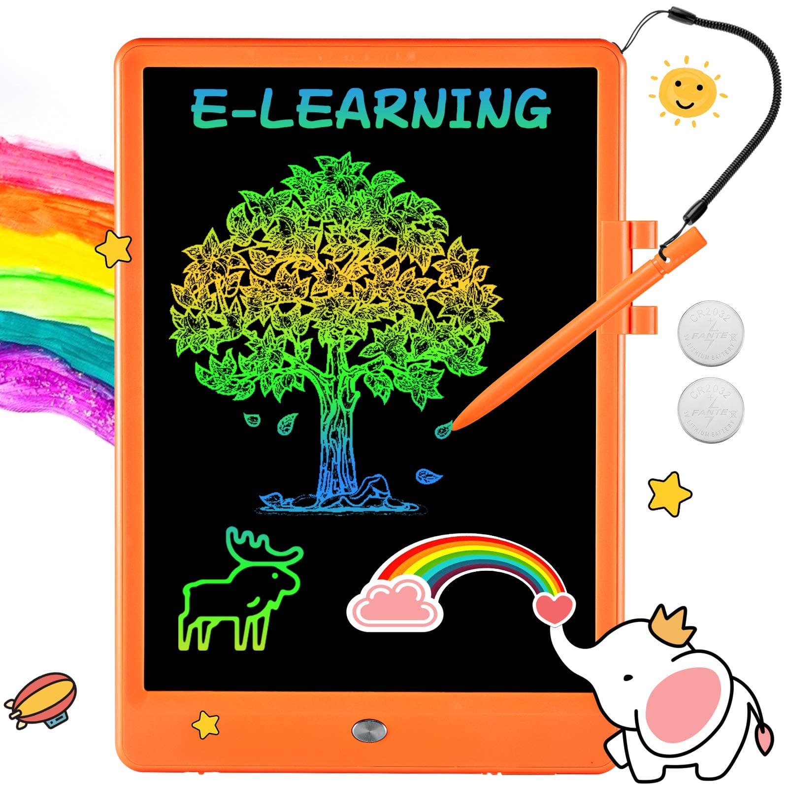 8.5 Inch Multicolor LCD Writing Tablet: Affordable Kids' Educational Toy & Daily Memo Pad.