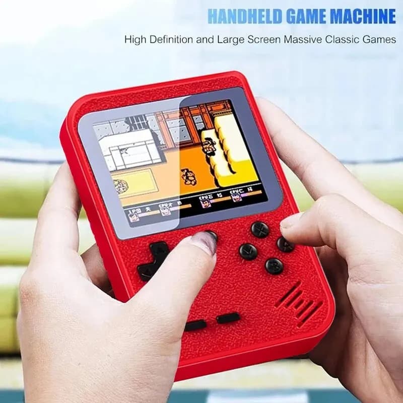 GC26 Gaminja Portable Mini Handheld Video Game Console - 400 Classic Games, 3.0 Inch Color LCD, Perfect for Kids.