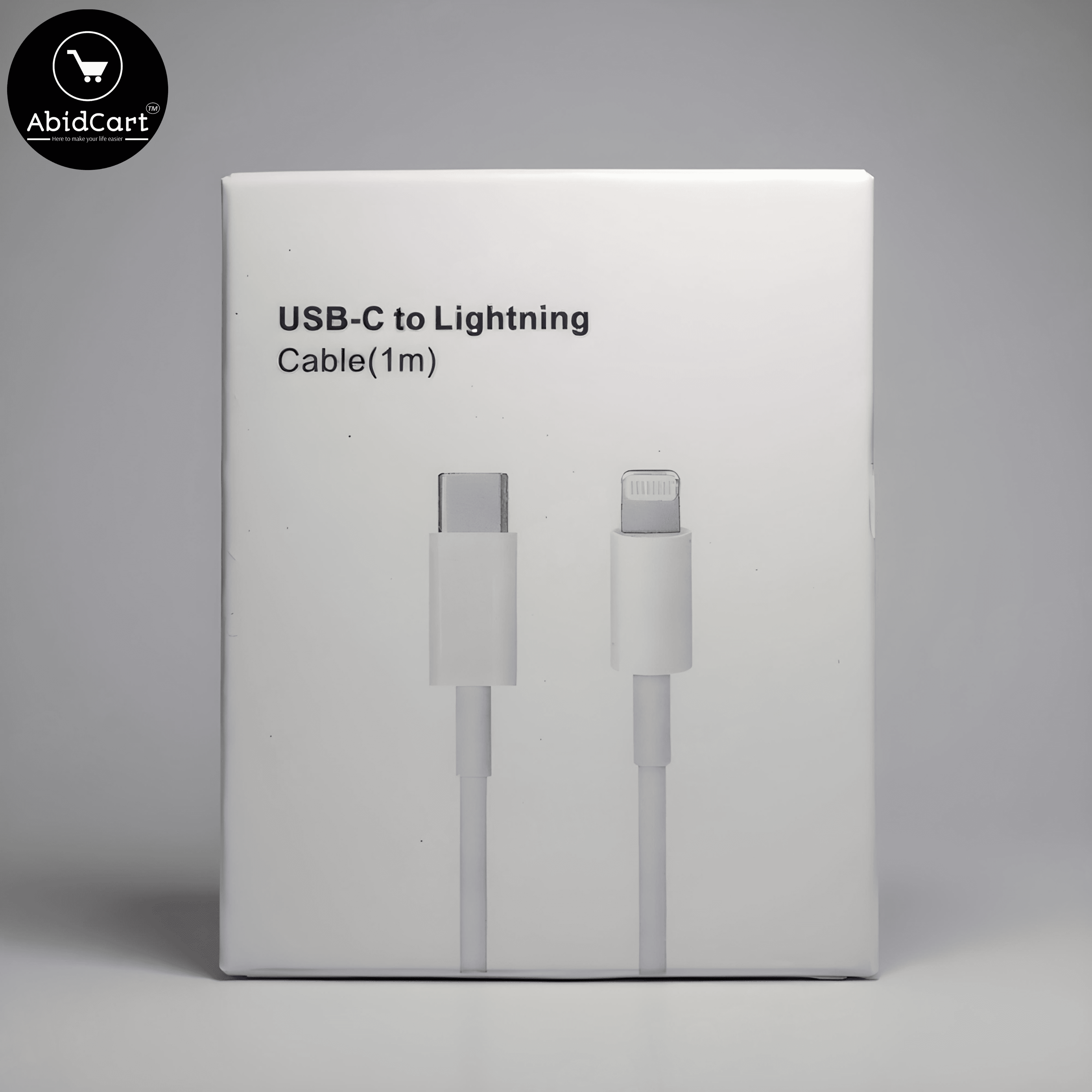 Apple iPhone Charging Cable 1 Meter USB-C to Lightning for Fast Charging and Data Sync.