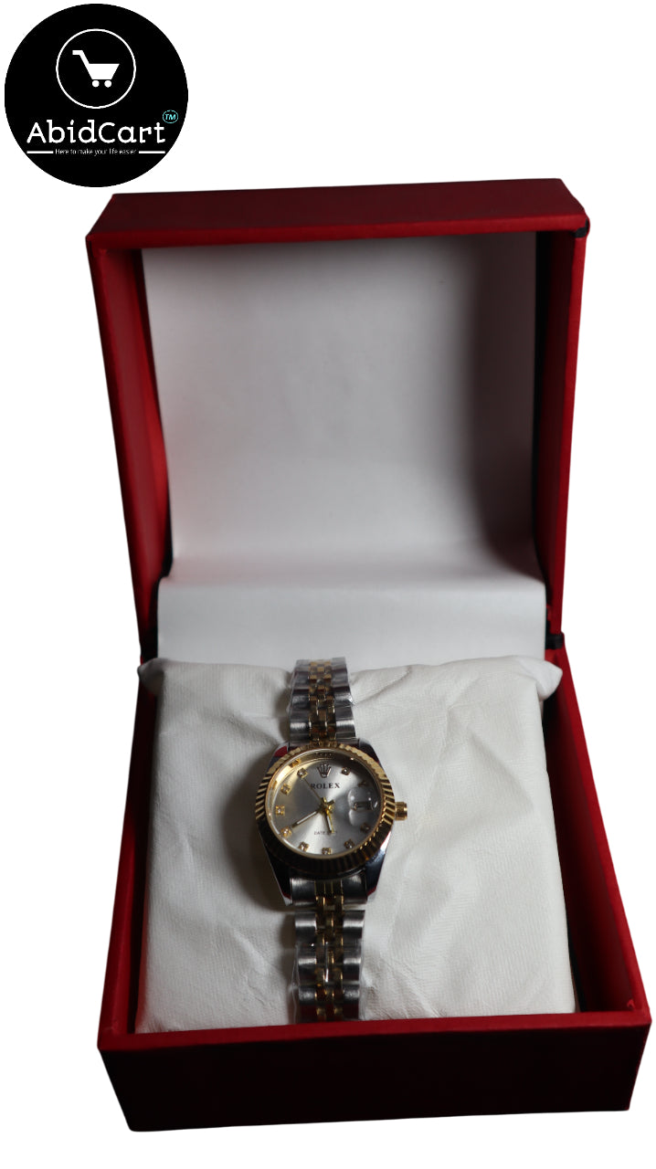 Rolex Lady-Datejust 28mm Two-Tone Steel & Gold Women's Watch - AbidCart Luxury Timepiece. - Abid Cart