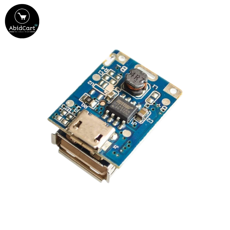 2-in-1 Power Bank Circuit Charging Module - 5V Lithium Battery Charger & Step-Up Boost Board for DIY (Micro USB Li-Po/Li-ion 18650). - Abid Cart