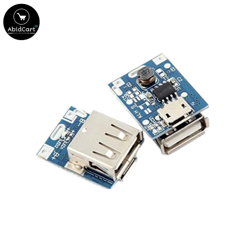 2-in-1 Power Bank Circuit Charging Module - 5V Lithium Battery Charger & Step-Up Boost Board for DIY (Micro USB Li-Po/Li-ion 18650). - Abid Cart