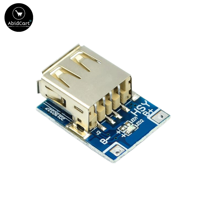 2-in-1 Power Bank Circuit Charging Module - 5V Lithium Battery Charger & Step-Up Boost Board for DIY (Micro USB Li-Po/Li-ion 18650). - Abid Cart