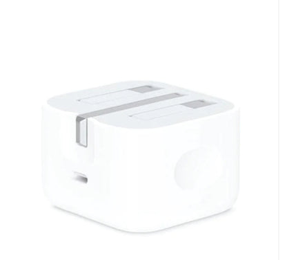 25W USB-C Power Adapter for iPhone X to 15 Pro Max - Fast Charging with 12-Month Warranty (3 Pin).
