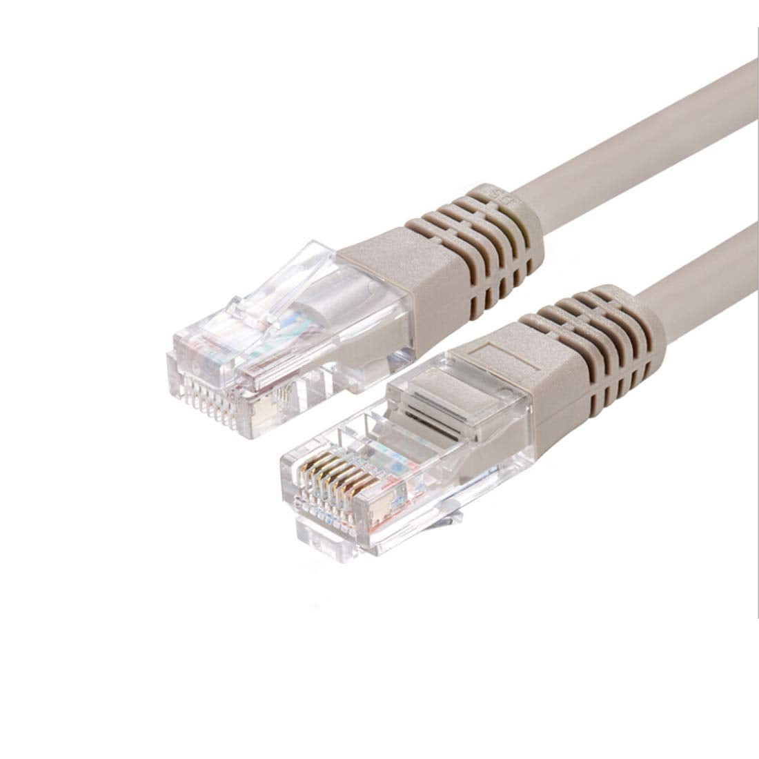 50-Pcs Pack Cat5, Cat5E, Cat6 RJ45 Connectors - High-Speed Ethernet Networking for Home & Office. - Abid Cart