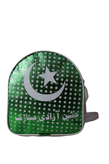 Stylish Lightweight Pakistan Flag Print Shoulder Pouch Backpack for Women. - Abid Cart