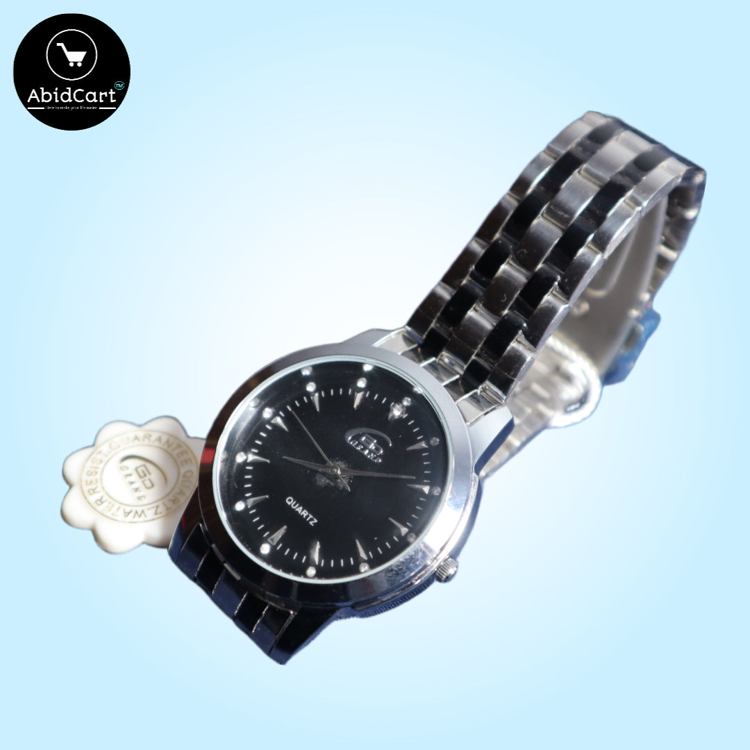GD Grand QUARTZ Luxury Men's Watch - Elegant Timepiece with Precision Quartz Movement. - Abid Cart