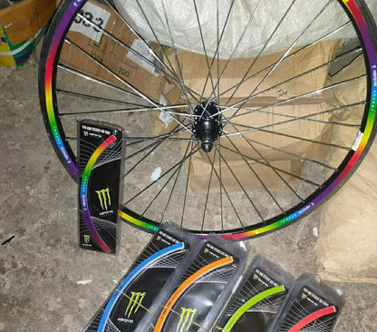 Reflective Motorcycle Rim Stickers & Wheel Strips Decals - Racing Hub Accessories for HONDA Repsol HRC KTM YAMAHA KAWASAKI. - Abid Cart