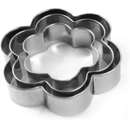 Premium Silver Stainless Steel Cookie Cutter Set - Durable, Rust-Proof Shapes for Baking, Holiday, and Party Treats. - Abid Cart