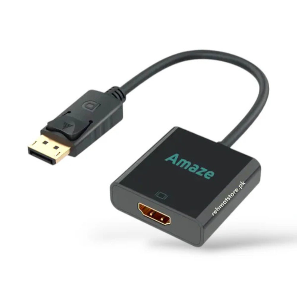 AMAZE A812 DP to HDMI Adapter – High-Speed DisplayPort to HDMI Converter for 1080P Full HD Resolution. - Abid Cart