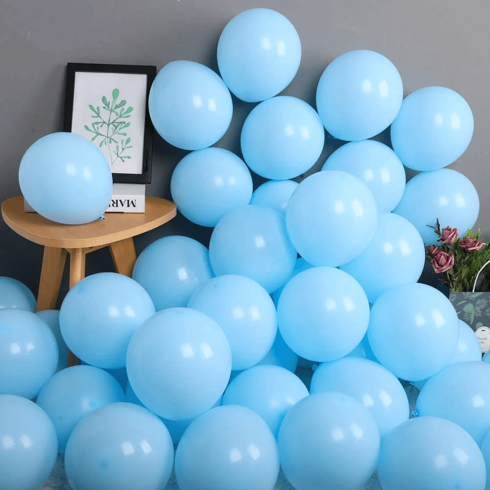 50 pieces -Pack 12 Inch Latex Balloons for Birthday, Wedding, Baby Shower & More | Party Decoration Assortment. - Abid Cart