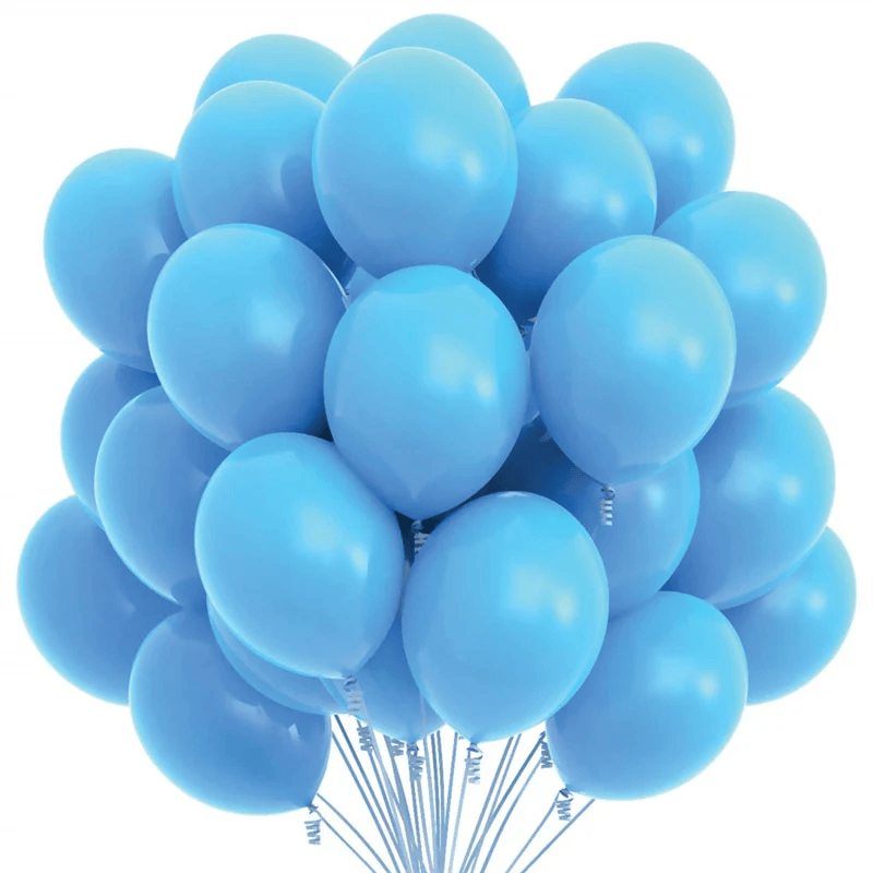 50 pieces -Pack 12 Inch Latex Balloons for Birthday, Wedding, Baby Shower & More | Party Decoration Assortment. - Abid Cart