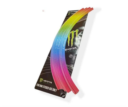 Reflective Motorcycle Rim Stickers & Wheel Strips Decals - Racing Hub Accessories for HONDA Repsol HRC KTM YAMAHA KAWASAKI. - Abid Cart