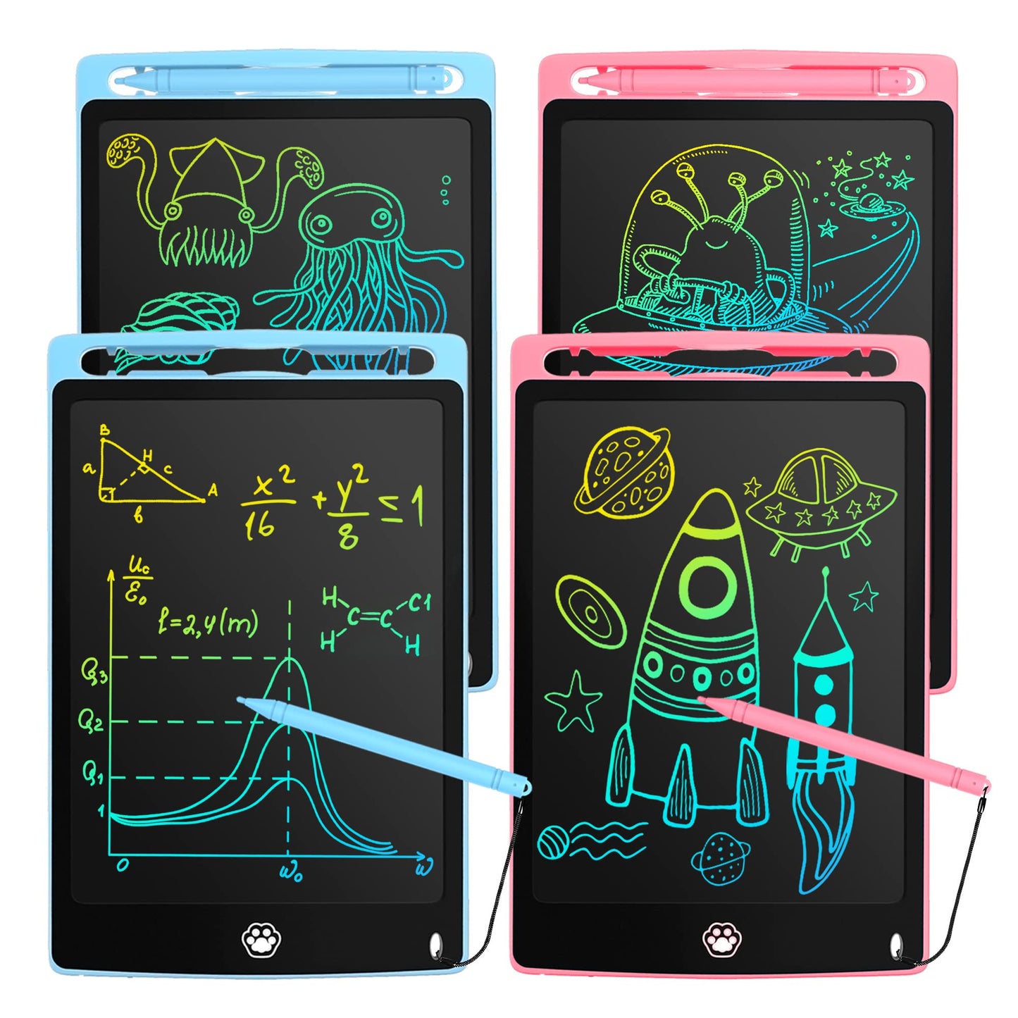 8.5 Inch Multicolor LCD Writing Tablet: Affordable Kids' Educational Toy & Daily Memo Pad. - Abid Cart