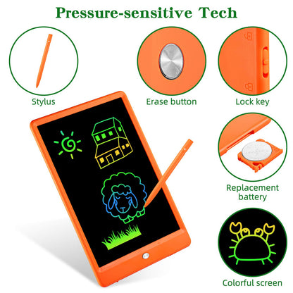 8.5 Inch Multicolor LCD Writing Tablet: Affordable Kids' Educational Toy & Daily Memo Pad. - Abid Cart