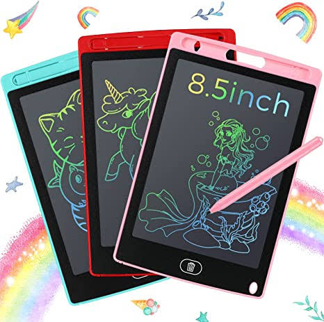 8.5 Inch Multicolor LCD Writing Tablet: Affordable Kids' Educational Toy & Daily Memo Pad. - Abid Cart