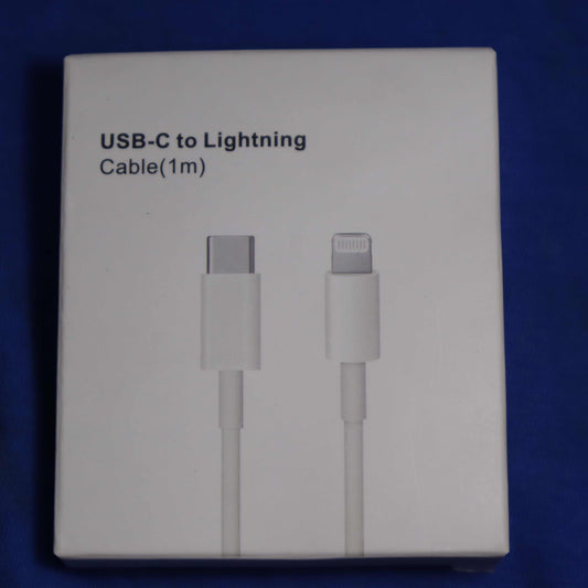 Apple iPhone Charging Cable 1 Meter USB-C to Lightning for Fast Charging and Data Sync.