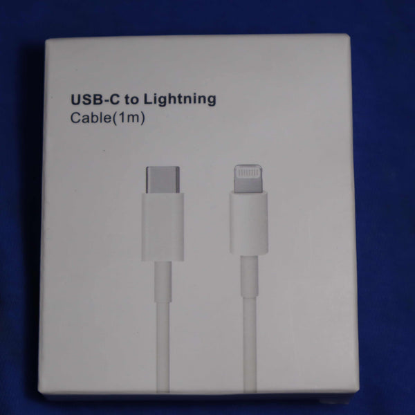 Apple iPhone Charging Cable 1 Meter USB-C to Lightning for Fast Charging and Data Sync. - Abid Cart