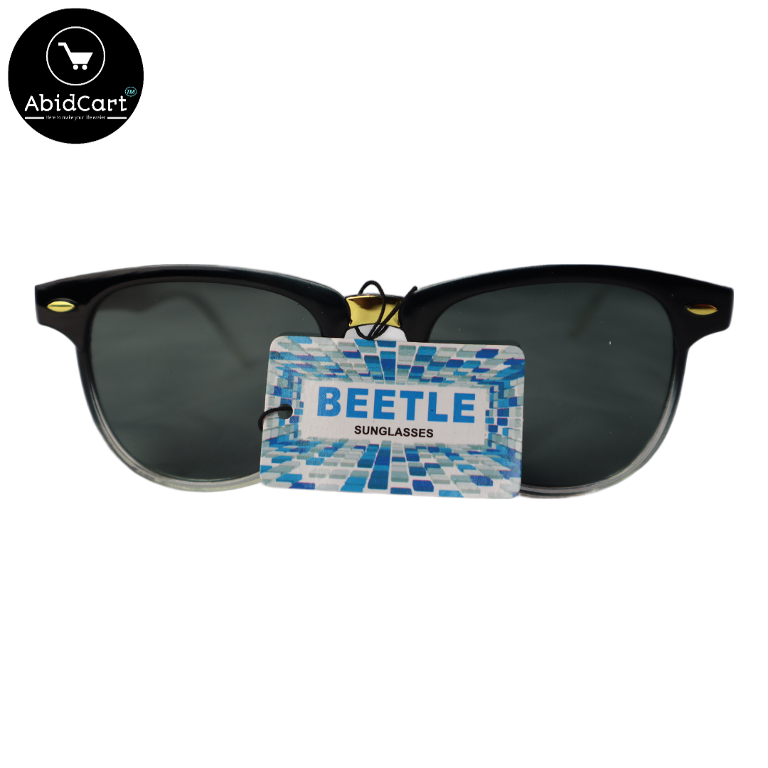 Beetle Sunglasses – Stylish, Trendy, UV Protection, Unisex Fashion Eyewear for Outdoor Adventures. (1 Piece) - Abid Cart