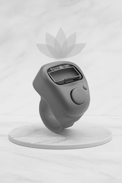 Digital Finger Tally Counter with LED Display – Electronic Tasbeeh Ring for Easy Counting, Praise, and Forgiveness. - Abid Cart
