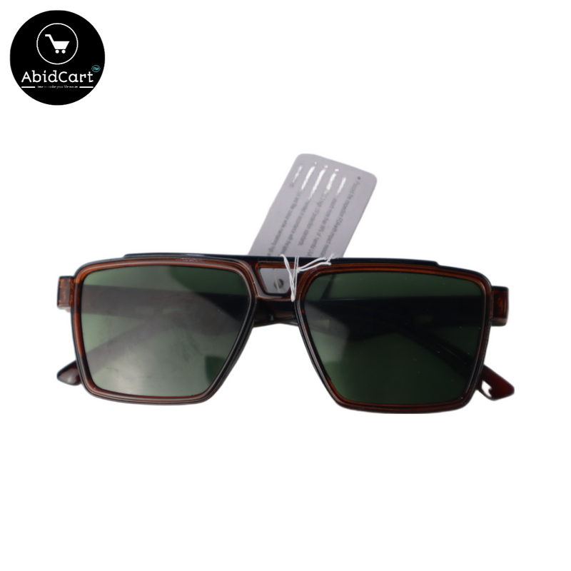 Classic Unisex Rectangular Sunglasses with 100% UV400 Protection. - Abid Cart
