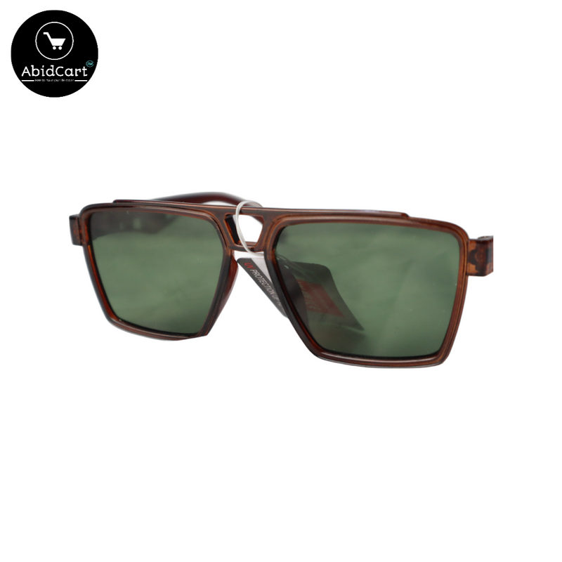 Classic Unisex Rectangular Sunglasses with 100% UV400 Protection. - Abid Cart