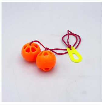 Click Clack Swinging Lato Lato Balls – Tick Tack Cracker Ball Toy, Swing Up Ball on String for Kids – Fun, Noisy Taka Tak Balls for Endless Entertainment. (Small Size) - Abid Cart