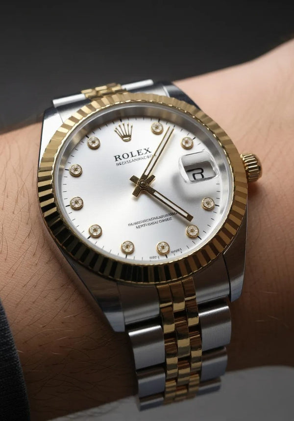 Rolex Lady-Datejust 28mm Two-Tone Steel & Gold Women's Watch - AbidCart Luxury Timepiece. - Abid Cart