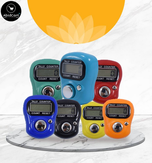 Digital Finger Tally Counter with LED Display – Electronic Tasbeeh Ring for Easy Counting, Praise, and Forgiveness.