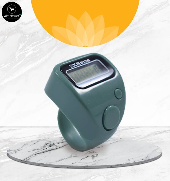Digital Finger Tally Counter with LED Display – Electronic Tasbeeh Ring for Easy Counting, Praise, and Forgiveness. - Abid Cart