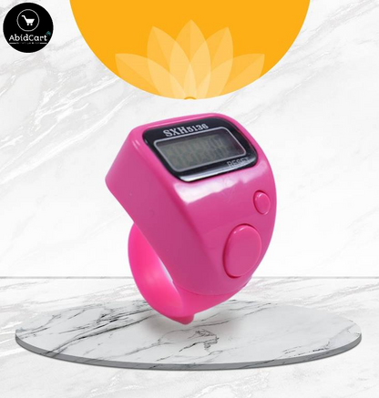 Digital Finger Tally Counter with LED Display – Electronic Tasbeeh Ring for Easy Counting, Praise, and Forgiveness. - Abid Cart