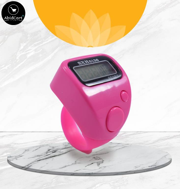 Digital Finger Tally Counter with LED Display – Electronic Tasbeeh Ring for Easy Counting, Praise, and Forgiveness. - Abid Cart