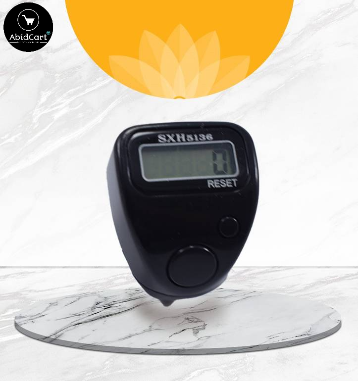 Digital Finger Tally Counter with LED Display – Electronic Tasbeeh Ring for Easy Counting, Praise, and Forgiveness. - Abid Cart