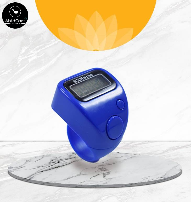 Digital Finger Tally Counter with LED Display – Electronic Tasbeeh Ring for Easy Counting, Praise, and Forgiveness. - Abid Cart