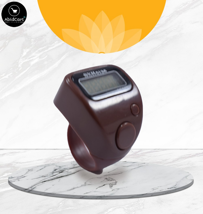 Digital Finger Tally Counter with LED Display – Electronic Tasbeeh Ring for Easy Counting, Praise, and Forgiveness. - Abid Cart
