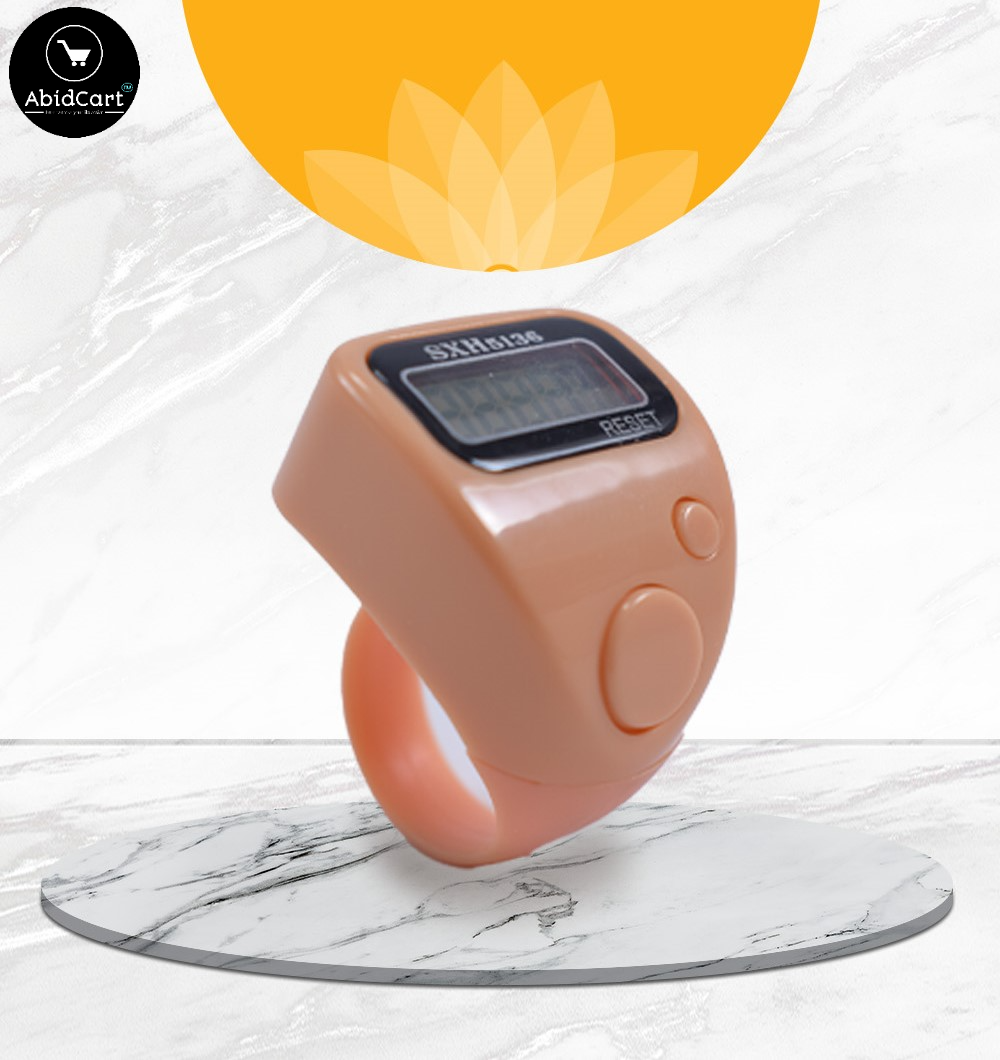 Digital Finger Tally Counter with LED Display – Electronic Tasbeeh Ring for Easy Counting, Praise, and Forgiveness. - Abid Cart
