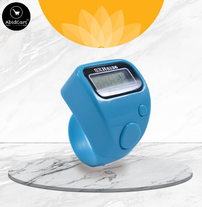 Digital Finger Tally Counter with LED Display – Electronic Tasbeeh Ring for Easy Counting, Praise, and Forgiveness. - Abid Cart