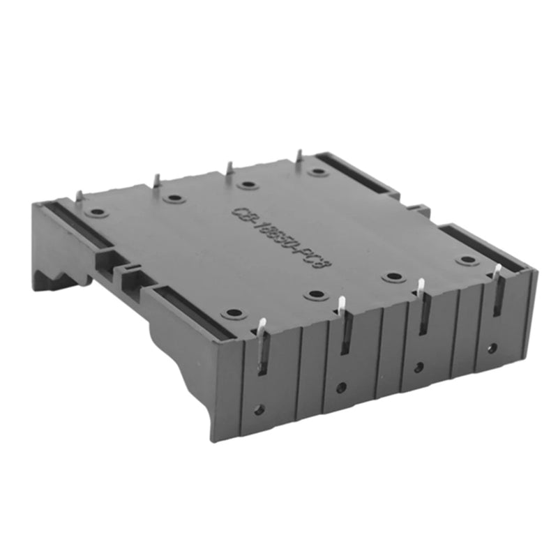 Durable 4-Cell 18650 Lithium-Ion Battery Holder Case - PC8 3.7V Rechargeable Battery Box. - Abid Cart