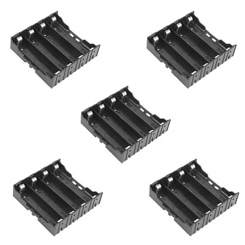 Durable 4-Cell 18650 Lithium-Ion Battery Holder Case - PC8 3.7V Rechargeable Battery Box. - Abid Cart