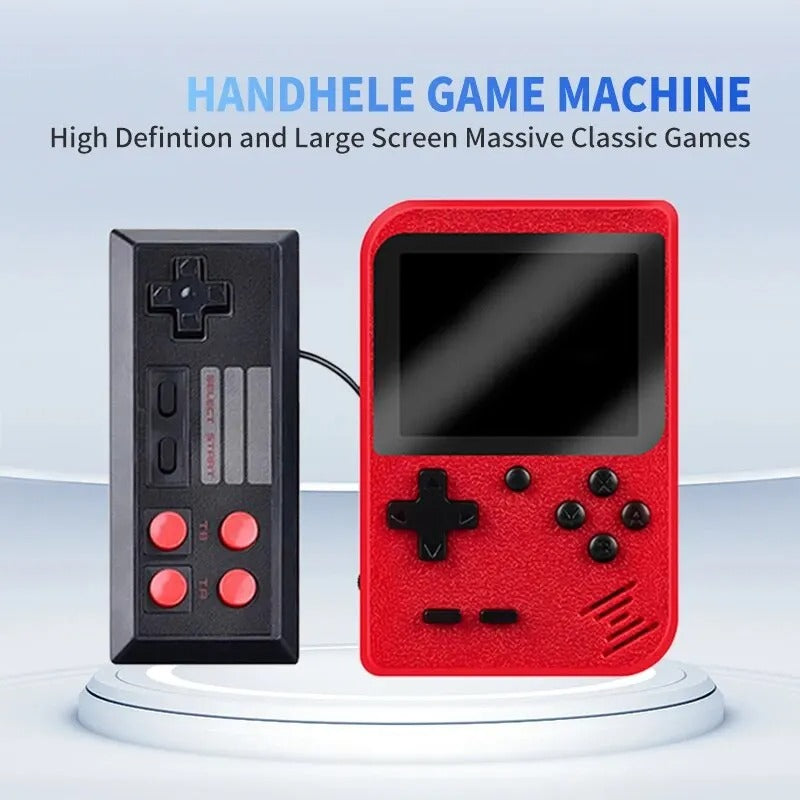 GC26 Gaminja Portable Mini Handheld Video Game Console - 400 Classic Games, 3.0 Inch Color LCD, Perfect for Kids. - Abid Cart