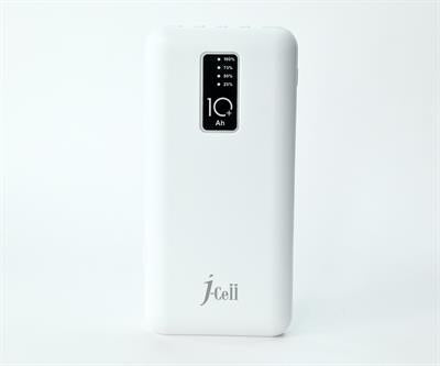 J Cell 10000mAh Power Bank – 4-in-1 Compact Portable Charger for All Devices, Original Design, Fast Charging. - Abid Cart