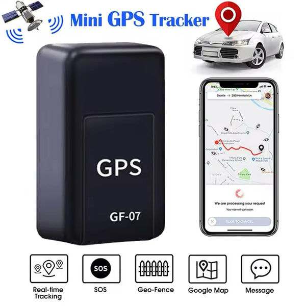 Mini Magnetic GPS Tracker for Vehicles - Real-Time Car Tracking, Anti-Theft, Precise Positioning, Portable Anti-Lost Device with Strong Magnet. - Abid Cart
