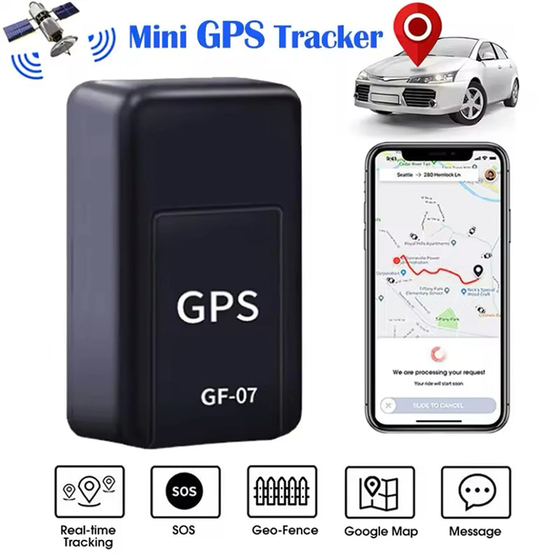 Mini Magnetic GPS Tracker for Vehicles - Real-Time Car Tracking, Anti-Theft, Precise Positioning, Portable Anti-Lost Device with Strong Magnet. - Abid Cart