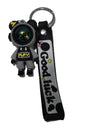 Multi Space Astronaut Keychain - Rubber Key Chain for Girls & Boys | Motorcycle Collectable Strap Resin Robot Bike Keyring - Couple Keychain. - Abid Cart